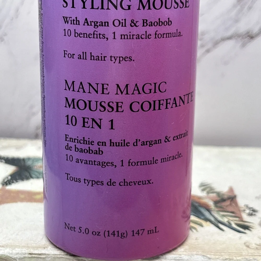 Eva NYC Mane Magic 10-in-1 Styling Mousse For All Hair‎ Types 5 oz New